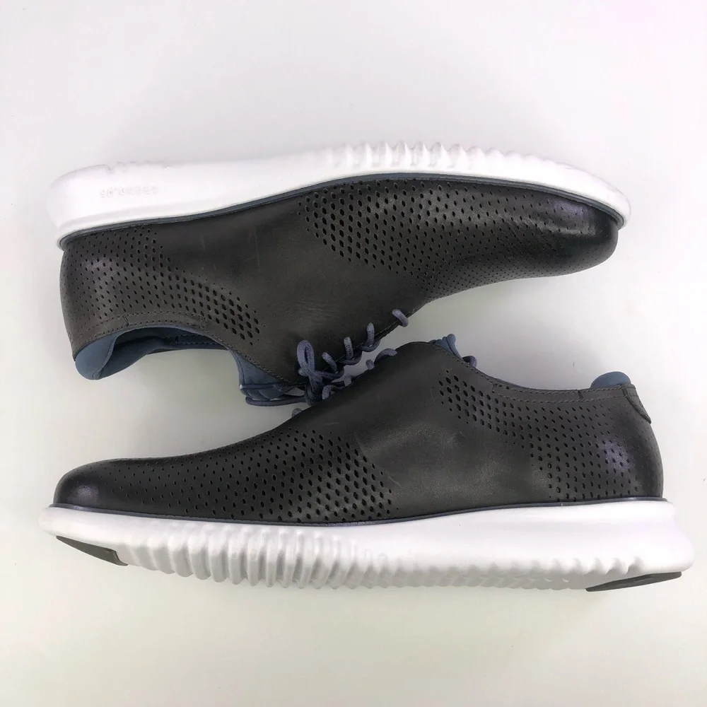 Cole Haan C32215 Men's Zeroground Gray/Blue/White Oxford - Size 12M